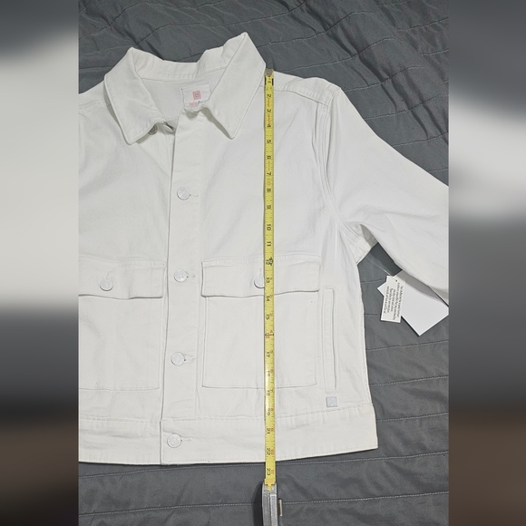 BNWT Large white jean jacket - Picture 11 of 12